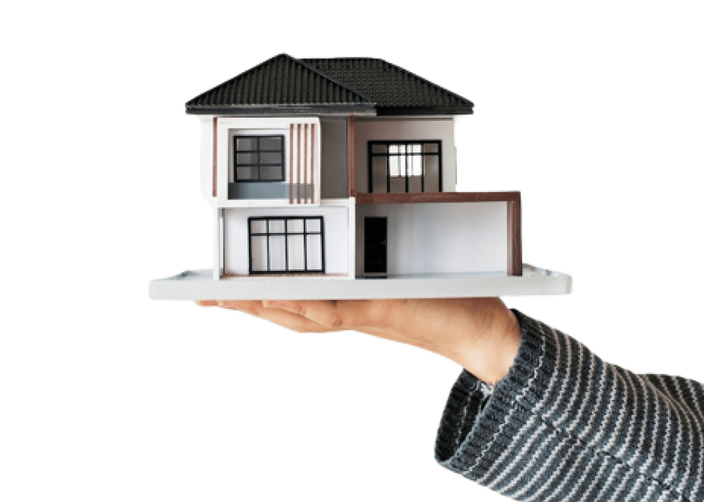 Clients reviewing property options